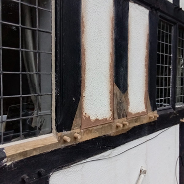 Victorian house wood repair